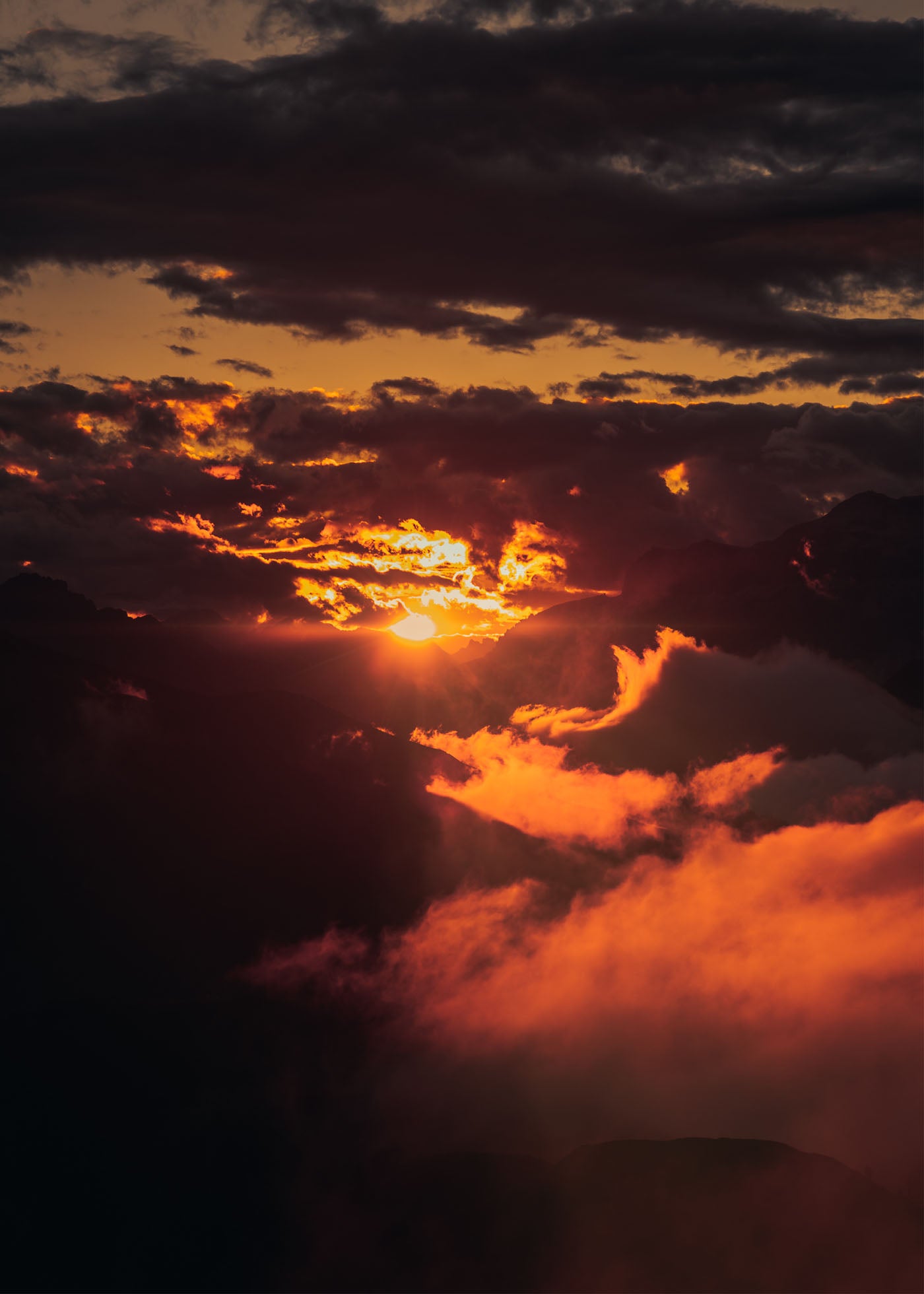 Sunset Peaks - Dolomites